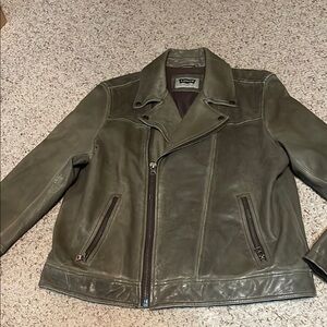 Levi's Dark Green Leather Jacket